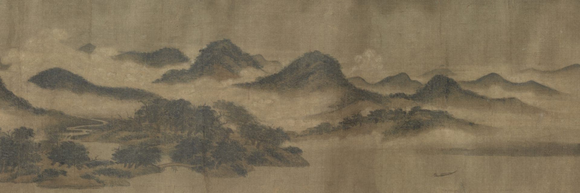 米友仁《云山图》局部